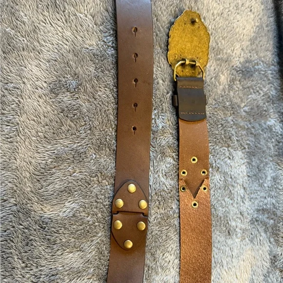 CAbi Genuine leather decorative brass buckle belt - Picture 4 of 6